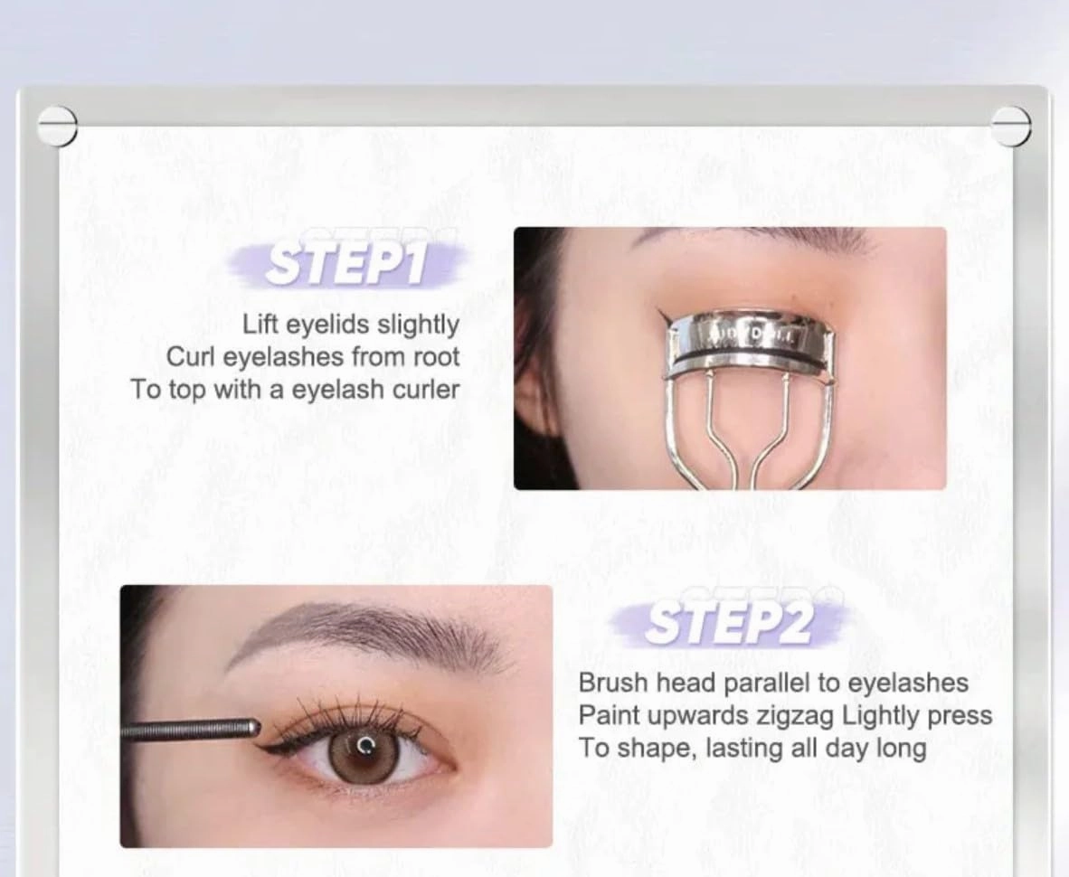 Judy Doll 3D Curling Eyelash Iron Mascara Curly #01 Black
