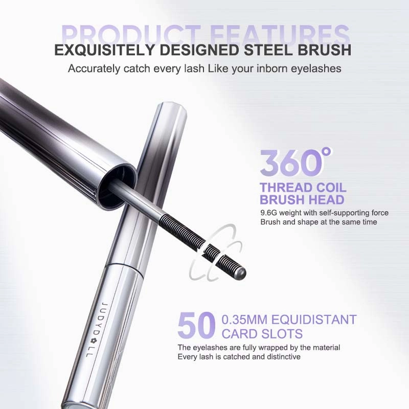 Judy Doll 3D Curling Eyelash Iron Mascara Curly #01 Black