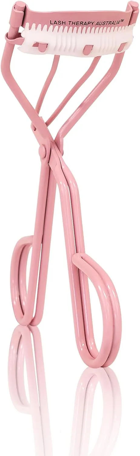 Lash Therapy Australia Eyelash Curler, Eyelash Curlers with Comb, Pink Eye Lash Curler, Gentle & Safe Mascara Curler, Curl Eyelashes & Lash Lift in Seconds