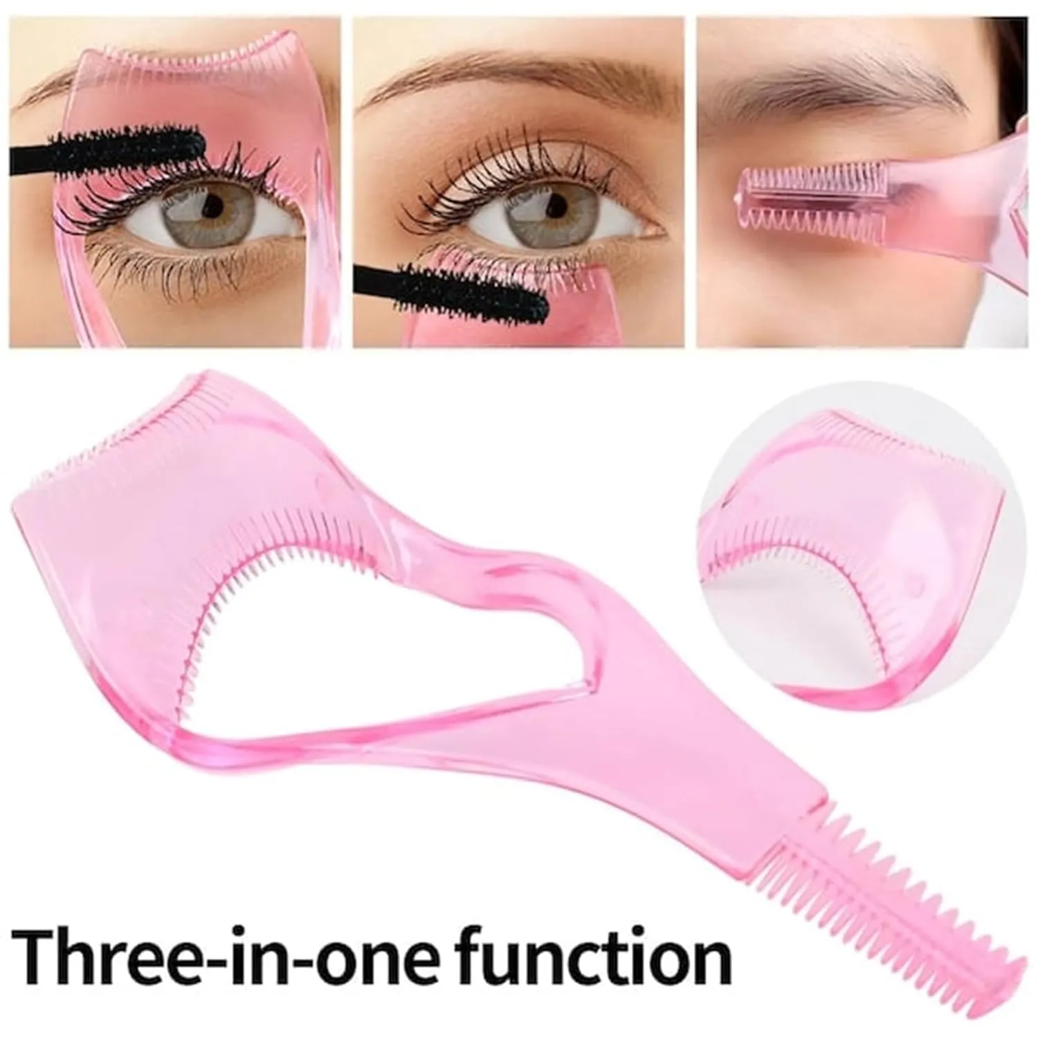 Lashmate Precision Applicator, 3 in 1 Eyelashes Tools Mascara Shield Applicator Guard, 3 in 1 Lash Tool, Eyelash Mascara Guard, Eyelash Mascara Guard for Women-Blue