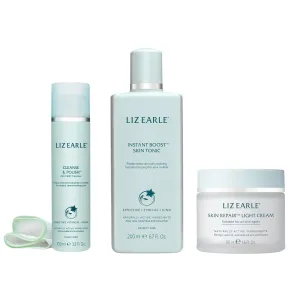 Liz Earle Hydration Collection - Gentle Face Wash, Facial Toner & Face Cream for Deep Hydration - Face Routine for Deep Moisturizing - Balances & Hydrates Skin for a Healthy, Radiant Glow (3 Count)