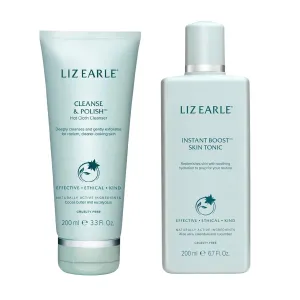 Liz Earle Hydration Duo - Gentle Face Wash (200 ml) & Facial Toner for Deep Cleansing and Hydrating - Boosts Hydration, Reveals Instant Radiance and Brightens Skin with Nourishing Botanicals (2 Count)