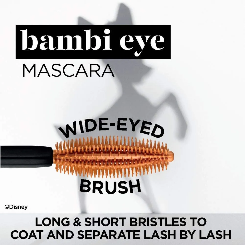 L’Oréal Paris Cosmetics Bambi Eye Washable Mascara, Lasting Volume, Black, 0.28 fl. oz.