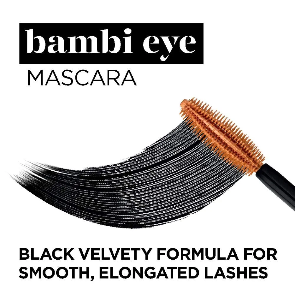 L’Oréal Paris Cosmetics Bambi Eye Washable Mascara, Lasting Volume, Black, 0.28 fl. oz.