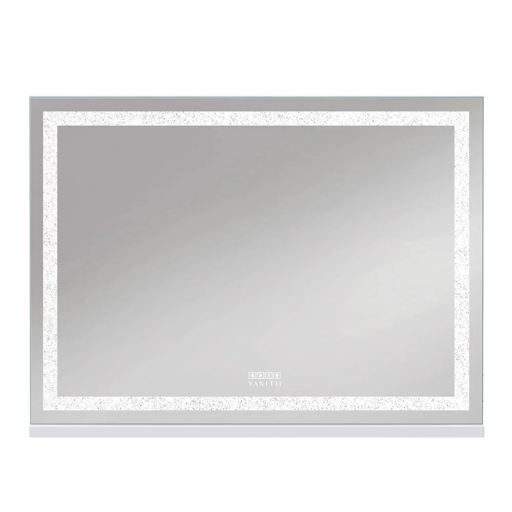 LUXE Crystal LED Vanity Mirror with Bluetooth