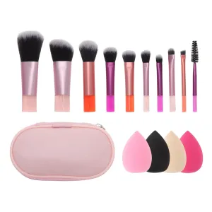 Makeup Brush Set, Versatile Makeup Brushes Kit, Makeup Brushes, Powder Puff, Complete Makeup Needs Coverage, Colorful, 14 Pcs