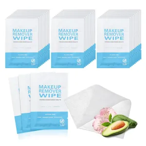 Makeup Remover Wet Wipes Individually Wrapped, 200 Pack Individual Wet Wipes, Clean Face Quickly, Wet Wipes Bulk for Makeup, Perfect for Travel, Hotel, Large Parties