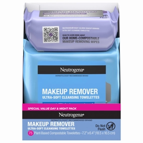 Makeup Remover & Cleansing Towelettes (25 ct., 5 pk.)
