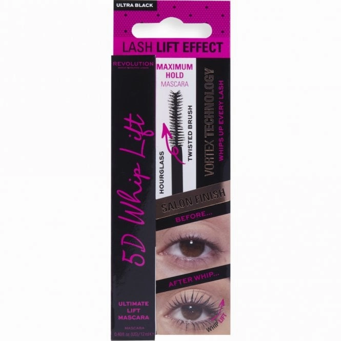 Makeup Revolution 5D Whip Lift Mascara Black 12ml