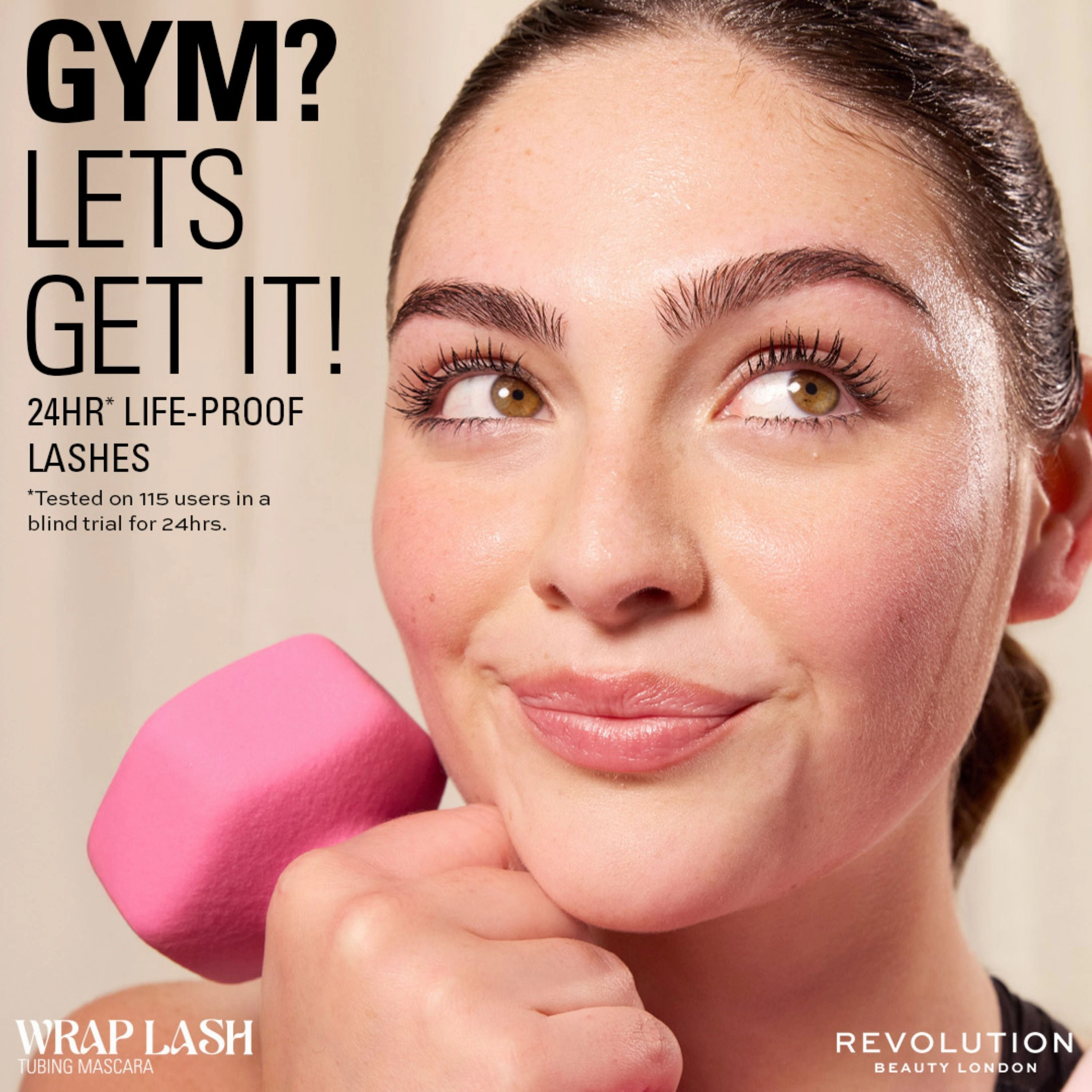 Makeup Revolution Wrap Lash Tubing Mascara Brown 9ml