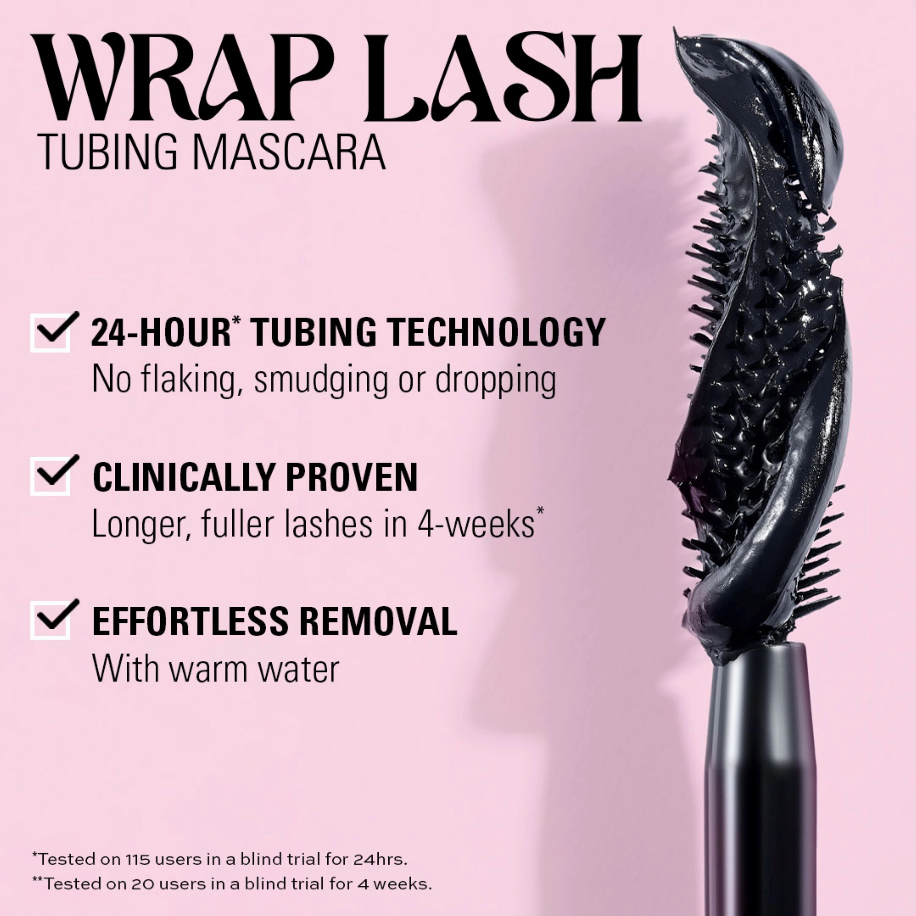 Makeup Revolution Wrap Lash Tubing Mascara Brown 9ml