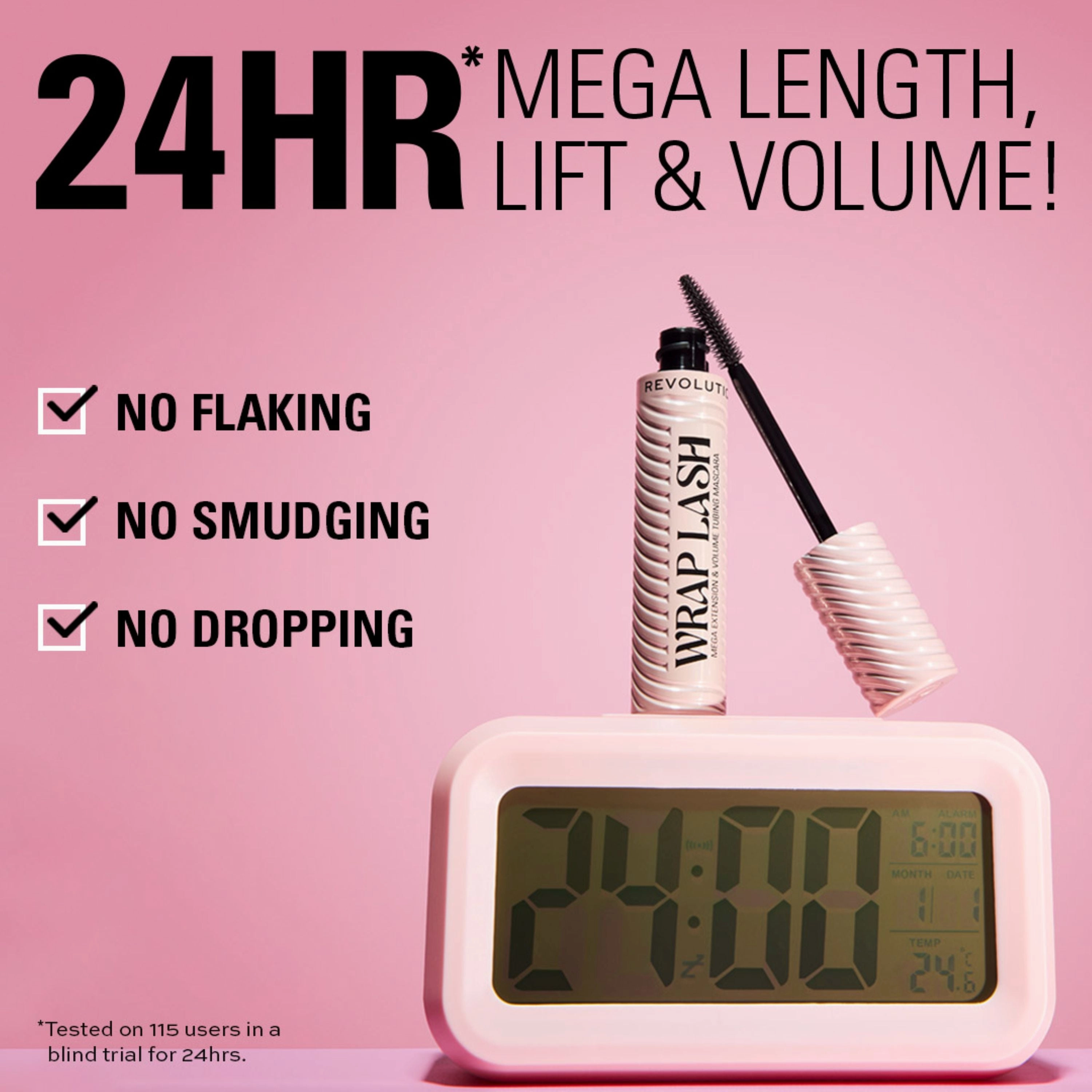 Makeup Revolution Wrap Lash Tubing Mascara Brown 9ml