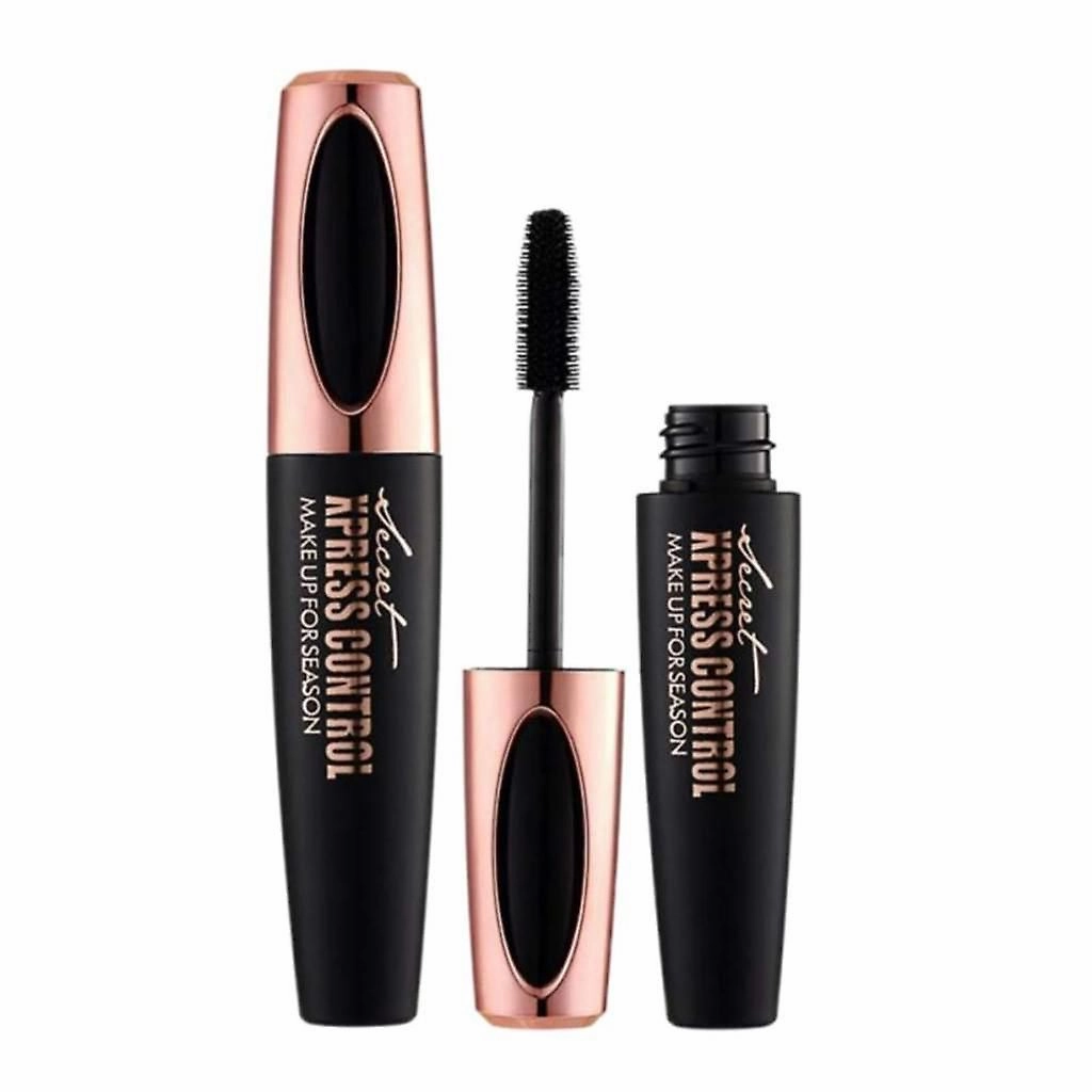 Mascara Made Of 4d Silk Fiber, Waterproof, Luxuriously Longer, Thicker, More Vol