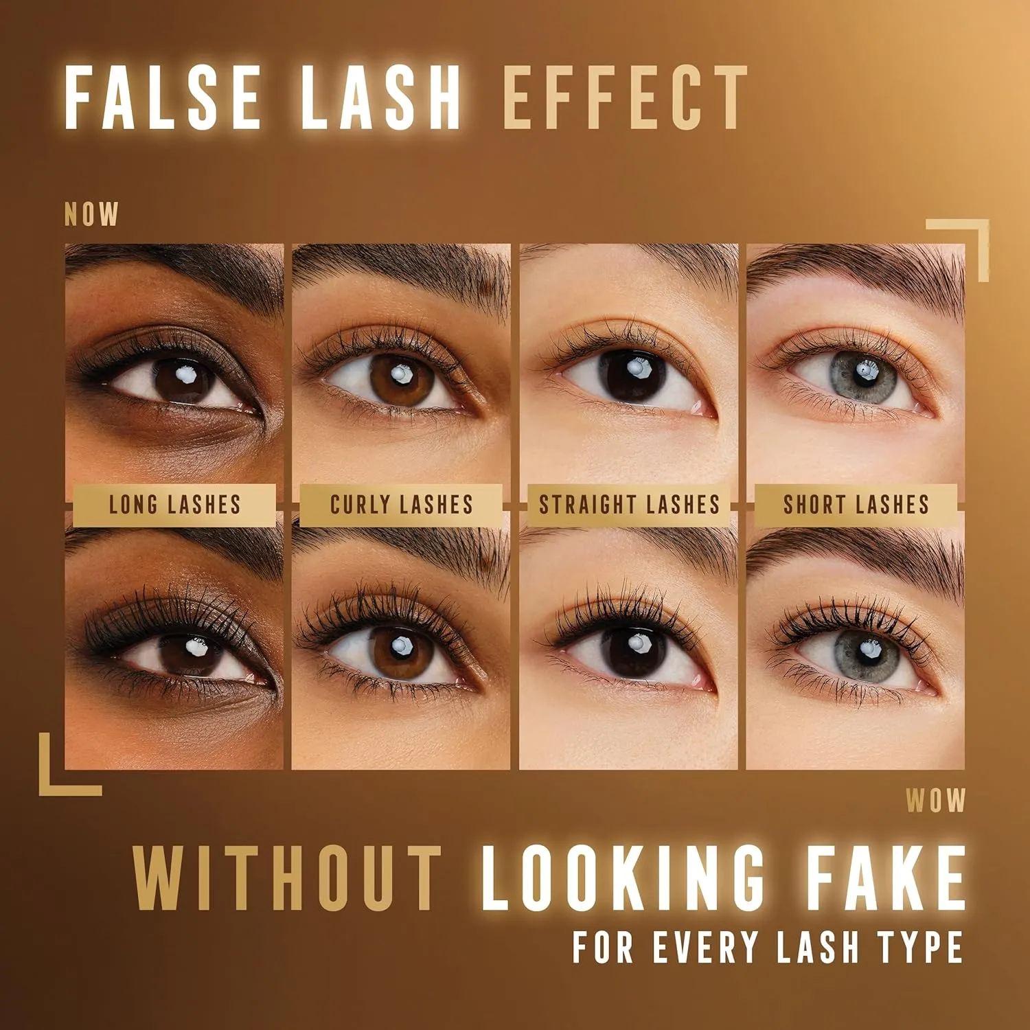 Max Factor False Lash Effect Mascara for Women, Black Brown, 0.4 Ounce