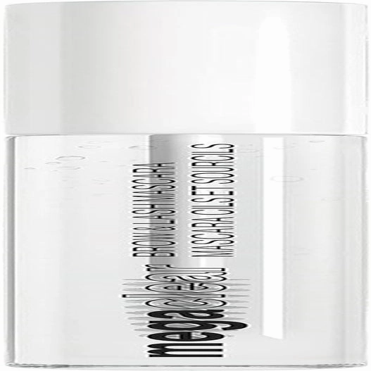 Mega Clear Brow & Lash Mascara - Sculpts Brows, Defines Lashes, Conditioning with Soy Protein & Provitamin B5, Primer & Top Coat, Cruelty-Free & Vegan - Clear