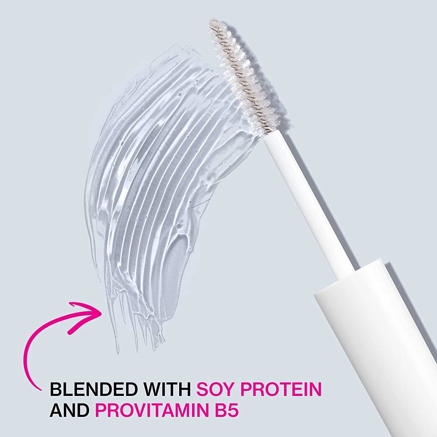 Mega Clear Brow & Lash Mascara - Sculpts Brows, Defines Lashes, Conditioning with Soy Protein & Provitamin B5, Primer & Top Coat, Cruelty-Free & Vegan - Clear