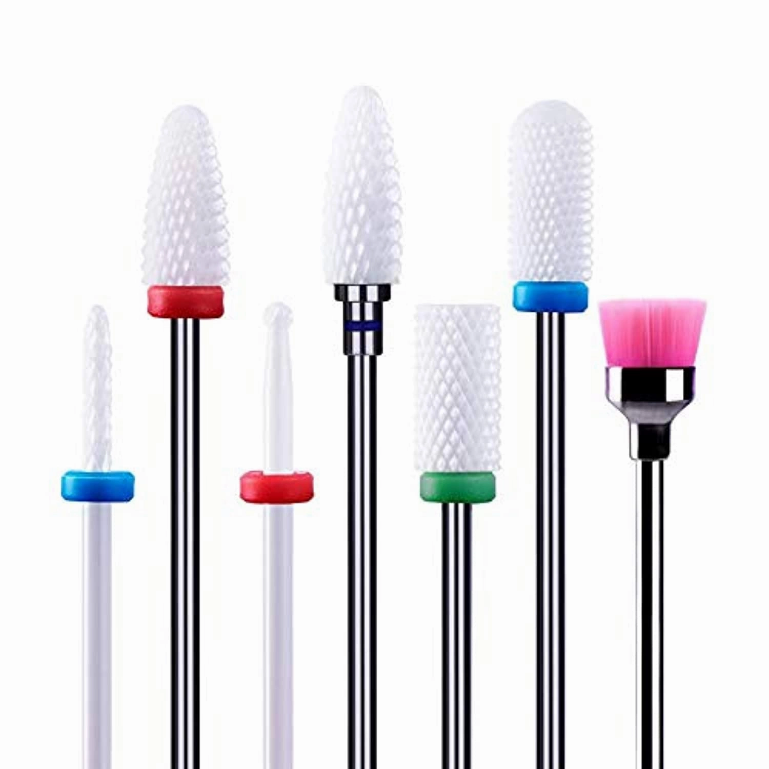 MelodySusie Professional Rechargeable 30000 rpm Nail Drill, Portable Electric E File Scamander, Acrylic Gel Grinder Tools with 6 Bits and Sanding Bands for Manicure Pedicure Shape Carve Polish