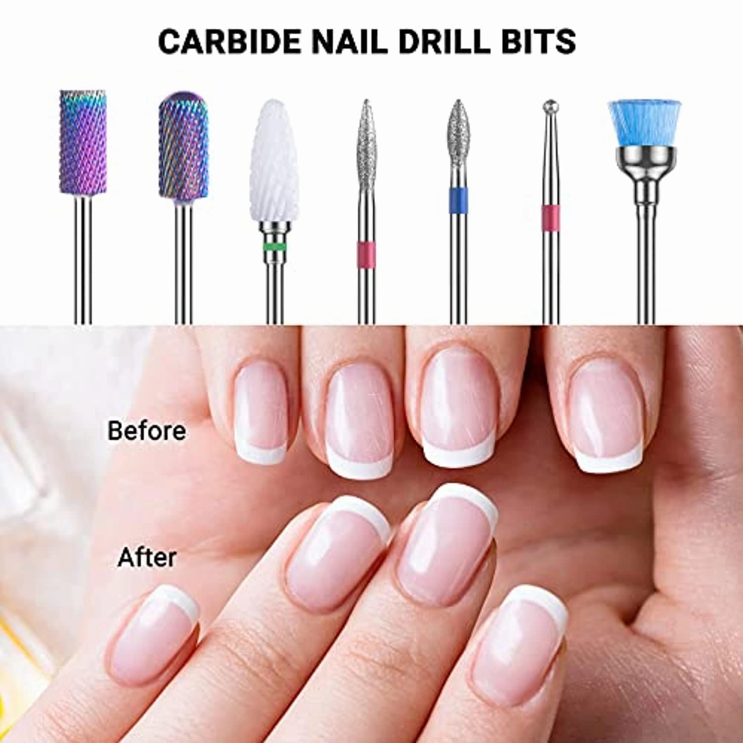 MelodySusie Professional Rechargeable Nail Drill Machine 35000 RPM, Portable Cordless Efile Nail Drill Kit with Low Noise, Low Vibration, Low Heat for Acrylic Gel Nails, Manicure Pedicure, Home Salon