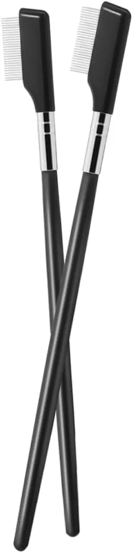 NOLITOY 10pcs Eyelash Brush Tool Professional Eyelash Comb Steel Needle Precision Lifting and Separating Tool for Grafting for Makeup Artists and Personal Use