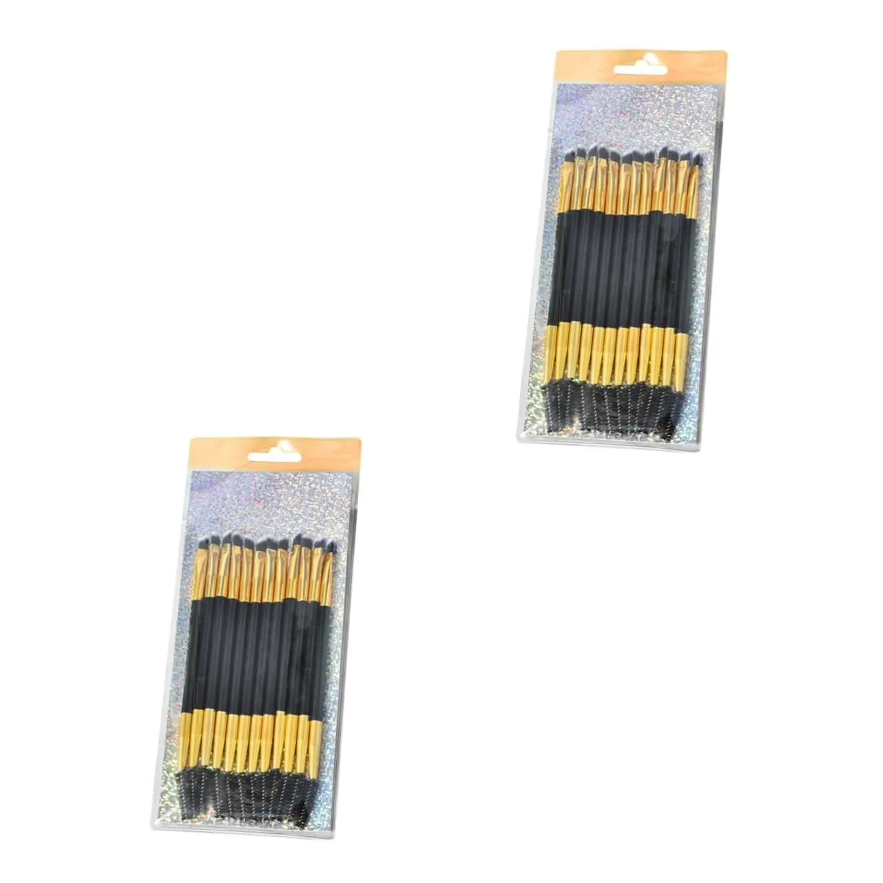 NOLITOY 24pcs Double-ended Eyebrow Mascara Brush Set Spiral Eyelash Purpose Comb for Women Makeup Tools for Salon Home Use Premium