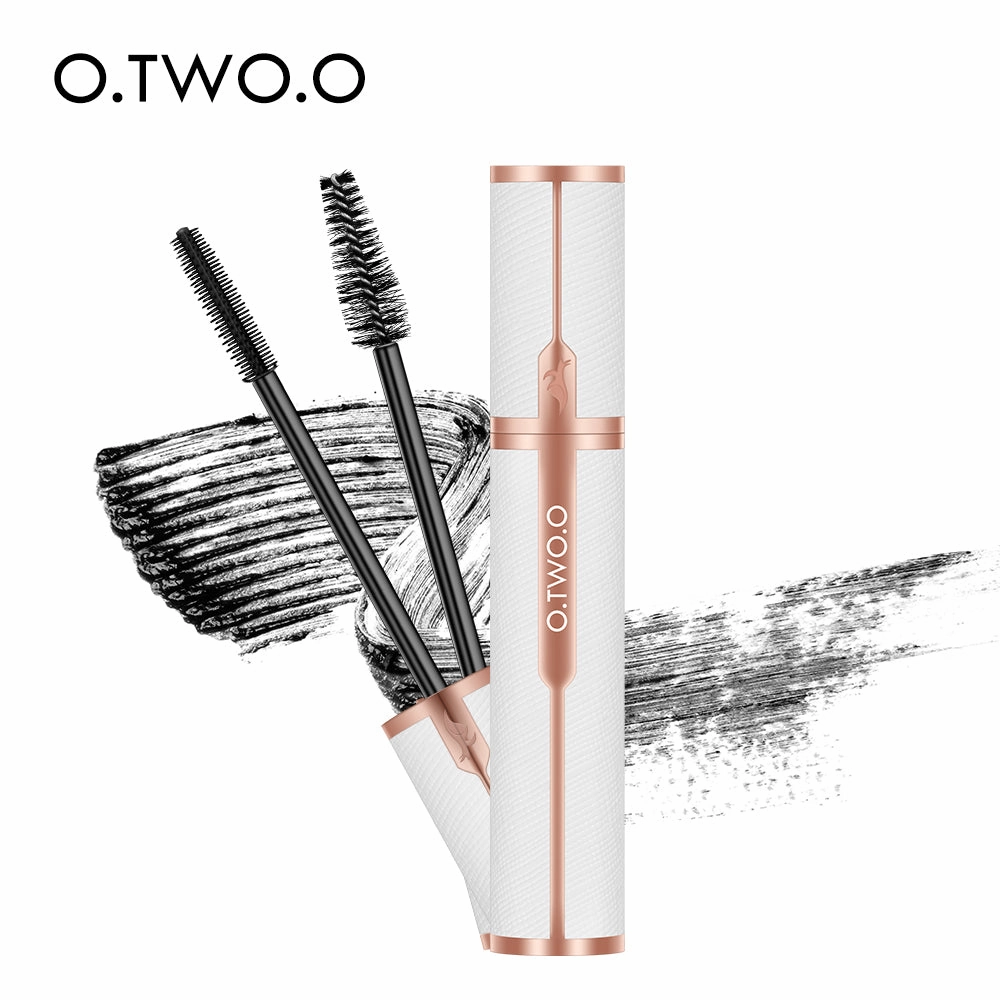 O.TWO.O  Hot sales Waterproof 3D silk fiber mascara with white leather tube design