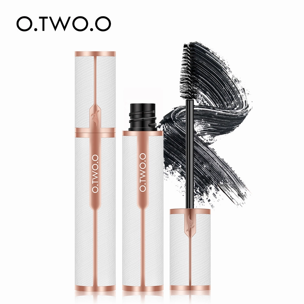 O.TWO.O  Hot sales Waterproof 3D silk fiber mascara with white leather tube design