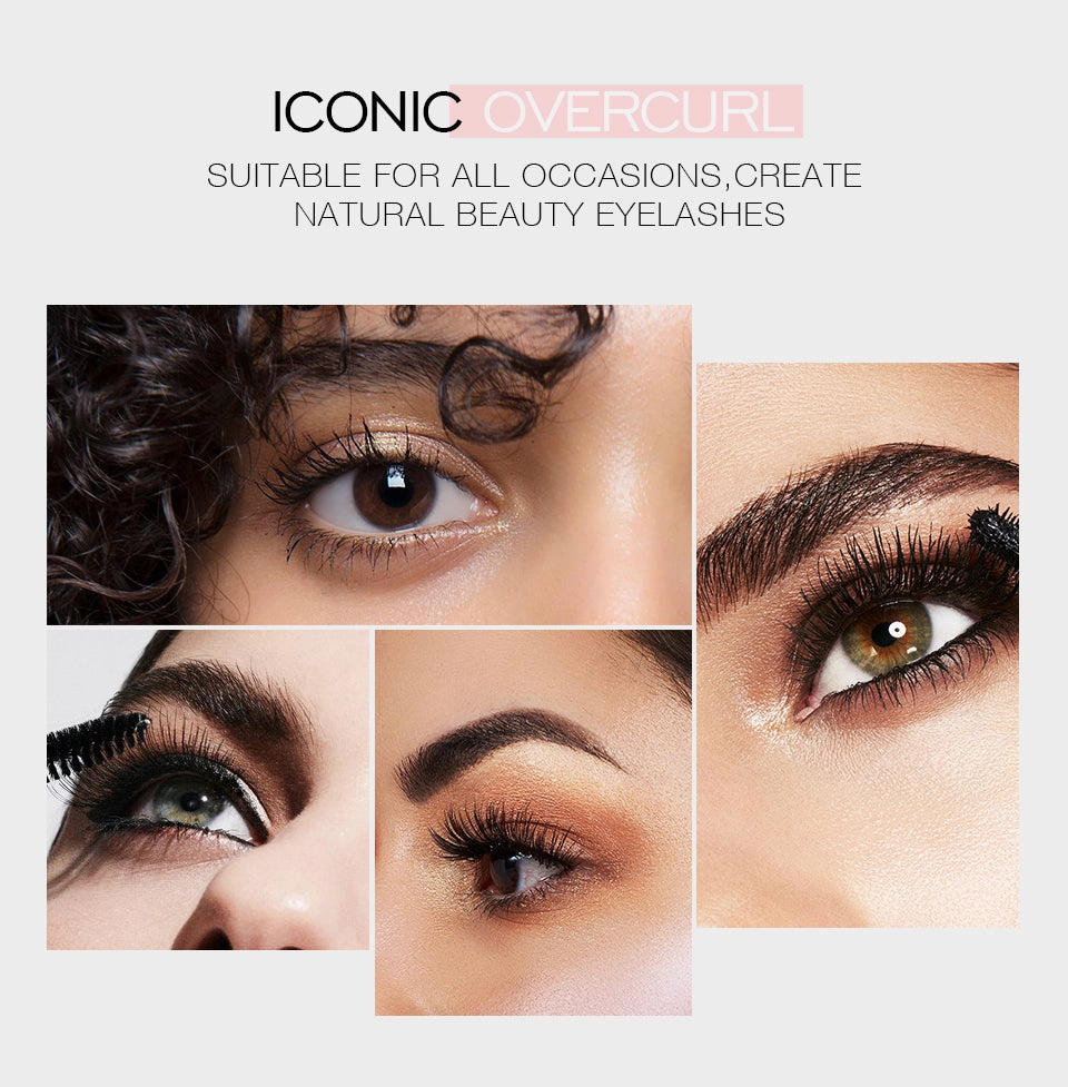 O.TWO.O  Hot sales Waterproof 3D silk fiber mascara with white leather tube design