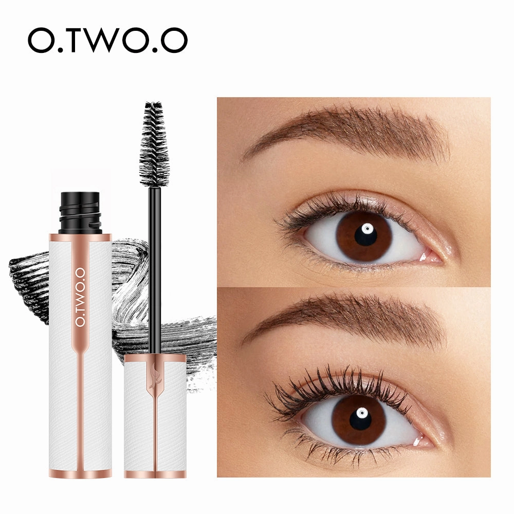 O.TWO.O  Hot sales Waterproof 3D silk fiber mascara with white leather tube design