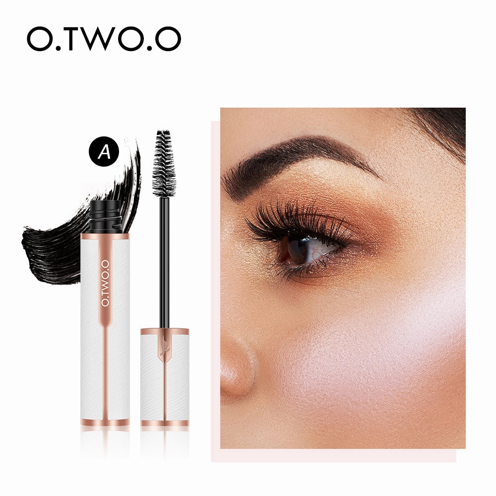 O.TWO.O  Hot sales Waterproof 3D silk fiber mascara with white leather tube design