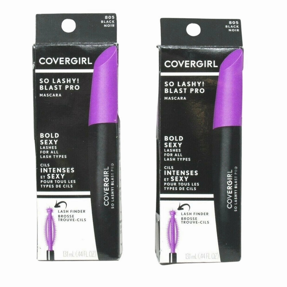 Pack of 2 CoverGirl So Lashy blast PRO Mascara, Black 805