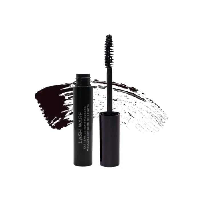 PHNX Cosmetics Lashware Mascara True Black. Longwear. Buildable. Fibre Free Formula. Classic Brush. For Sensitive Eyes.