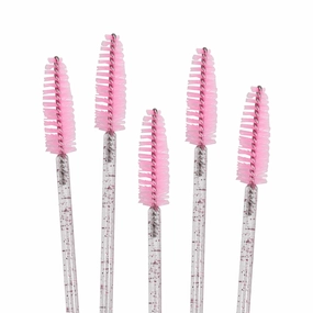 Pink Glitter Mascara Wands (50)