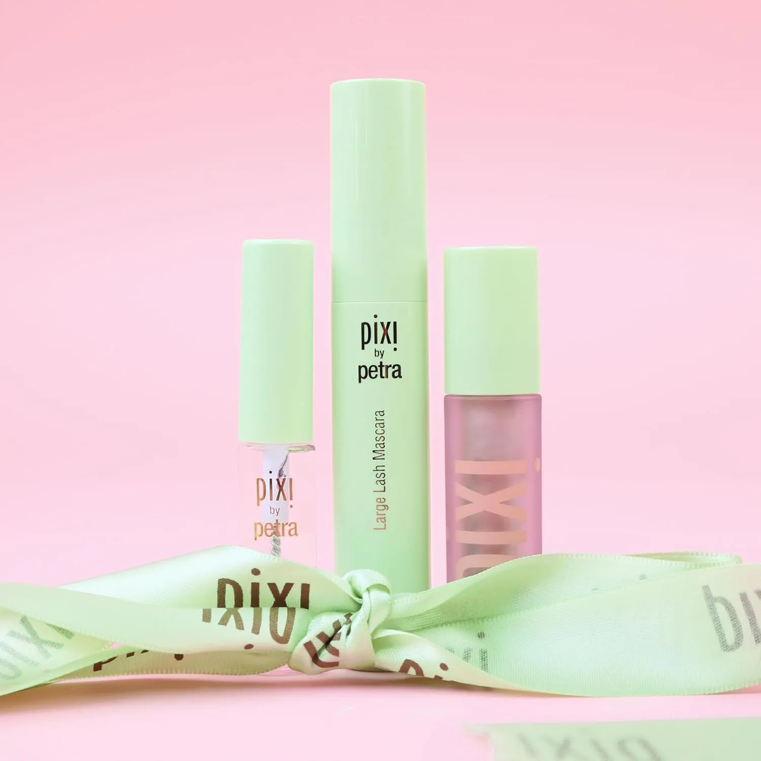 Pixi Elevate Eye Trio, featuring EyeLift Max in Sunset and Large Lash Mascara in Bold Black