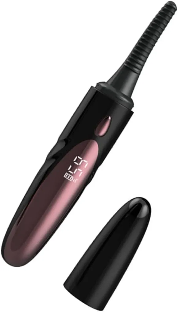 Rechargeable Heated Eyelash Curler Lash Curler Temperature Control Compact Design for Travel for Christmas and Special Occasions