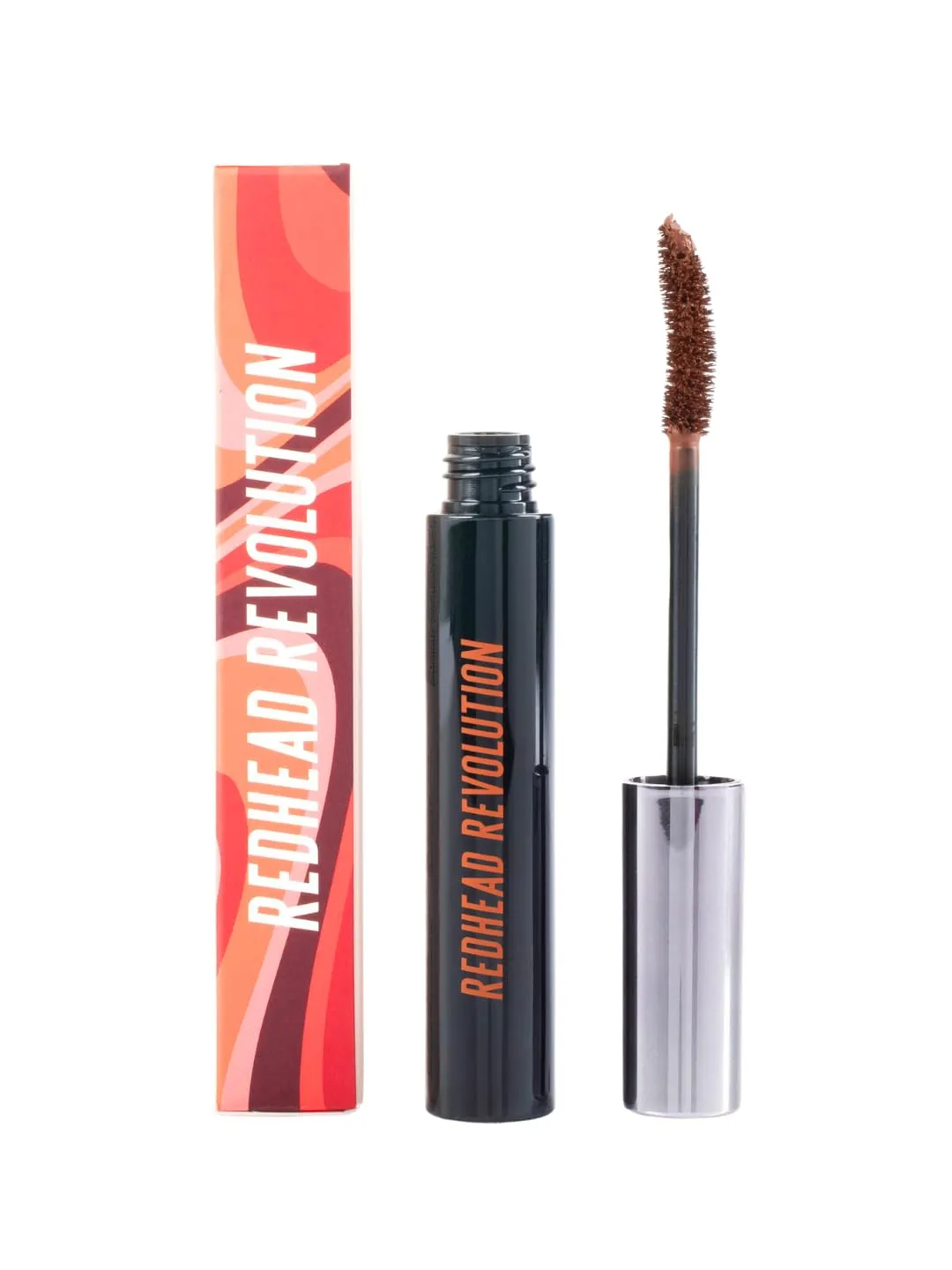 Redhead Revolution's Vegan Gingerlash Redhead Mascara | Auburn Brown Mascara for Redheads & Blondes (Honest Auburn)