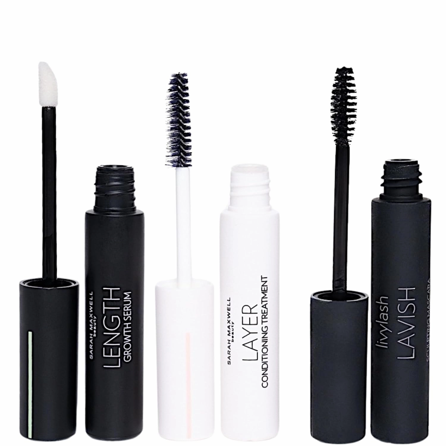 Sarah Maxwell Beauty - DAILY LASH RITUAL Three-Step Lash   Brow System | Vegan, Cruelty-Free, Clean Beauty Lash Treatments