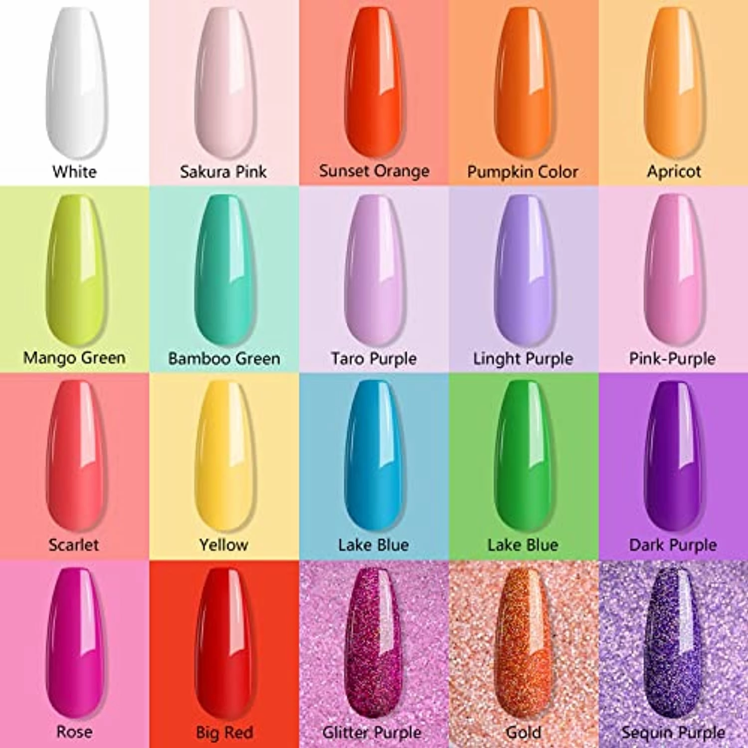 Saviland 29 Pcs Dip Powder Nail Kit Starter, 20 Colors Dipping Powder System Essential Dip Liquid Set with Base Top Coat Activator Brush Saver for DIY at Home and Salon