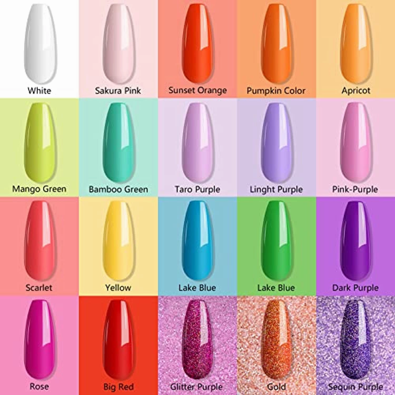 Saviland 29 Pcs Dip Powder Nail Kit Starter, 20 Colors Dipping Powder System Essential Dip Liquid Set with Base Top Coat Activator Brush Saver for DIY at Home and Salon