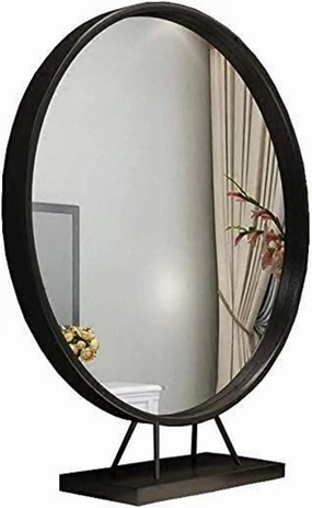 Single-Sided Round European Makeup Mirror Desktop Bedroom Desktop Princess Dressing Beauty Mirror