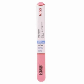 Superior Kiss New York 180/600 Medium/Extra Fine Nail File - All-Purpose Manicure Tool - F100N100