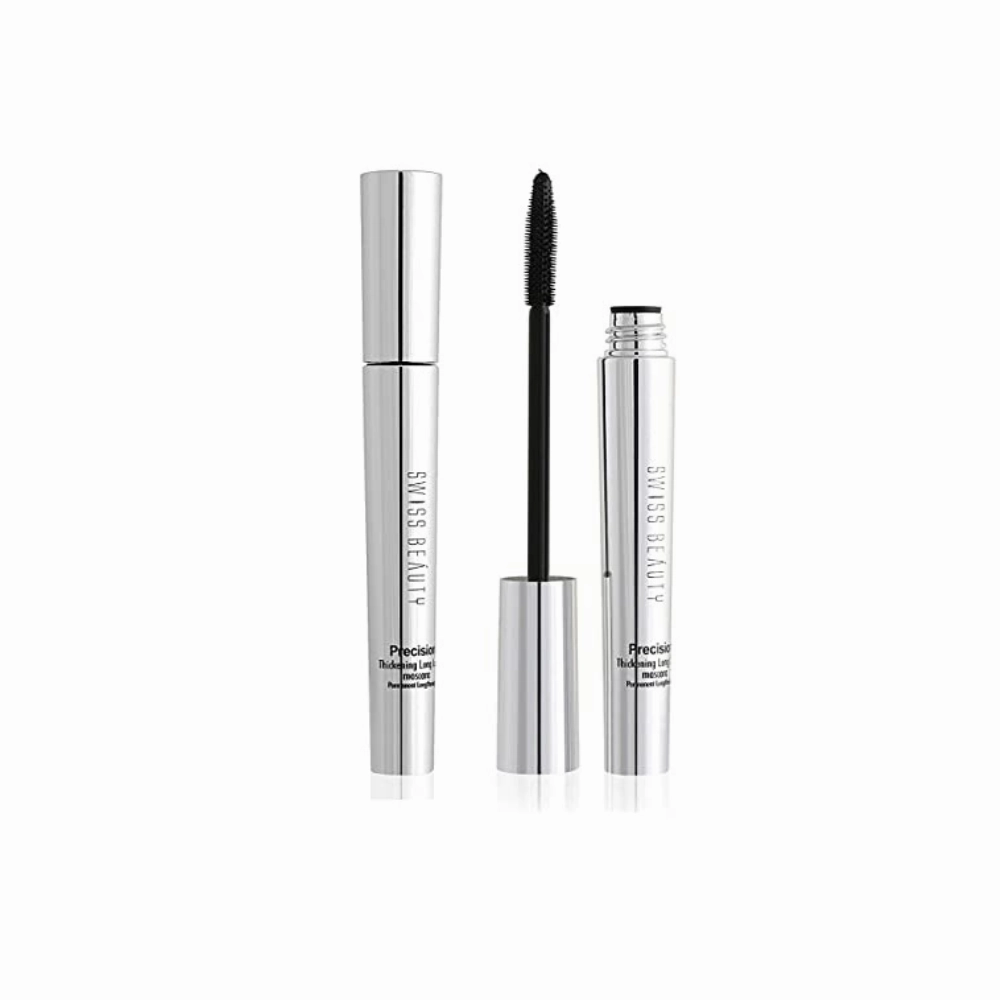 Swiss Beauty Precision Thickening Long Lash Deep Black Mascara - 10mL