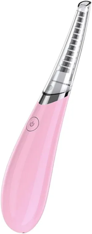 USB Electric Eyelash Curler Heated Beauty Tool Curved Brush Head for Effortless Curling Compact for Travel USB Charging Pink