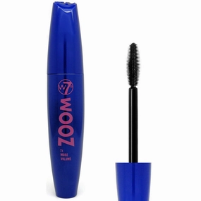 W7 Cosmetics Zoom Mascara - Black Bold Volumizing Smudge Proof Long Lasting Eye Makeup
