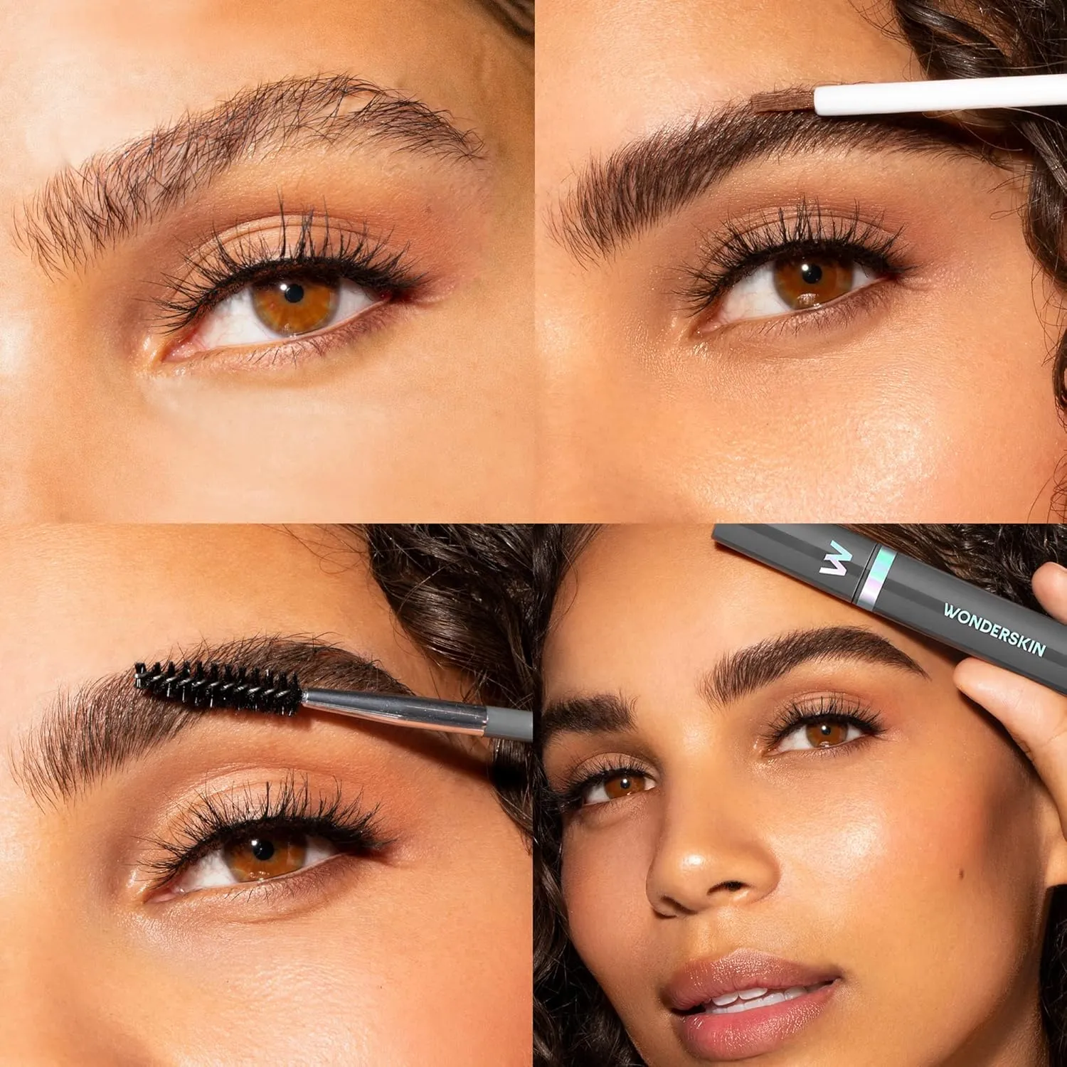 Wonderskin Dream Brow Eye Brow Gel, Long Lasting Eyebrow Gel, Waterproof, Transfer Proof Tinted Filler Eyebrow Mascara (Brunette)