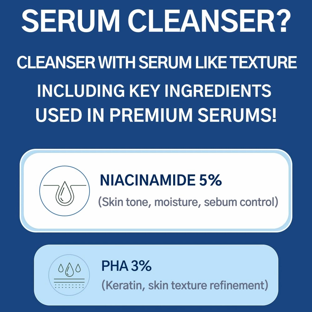 YOUTH O'CLOCK Time Concentrate Serum Cleanser (5.07 fl.oz. 150ml) Niacinamide 5%   PHA 3%